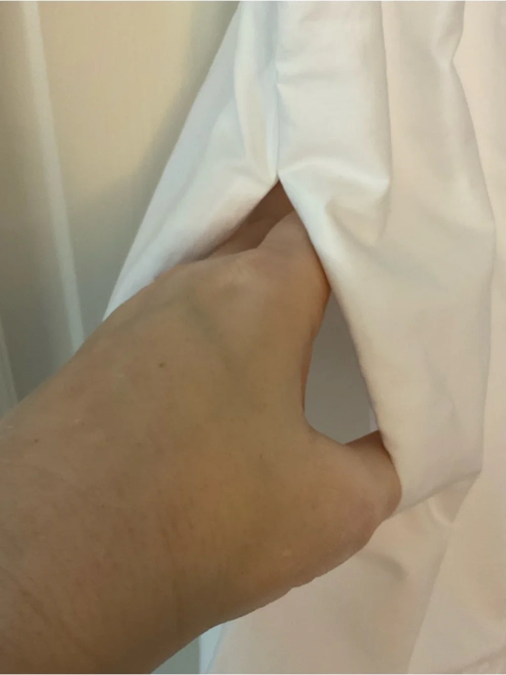 Anthropologie The Somerset Maxi Dress White S NWT Tiered Smocked Boho Ethereal - Picture 6 of 11